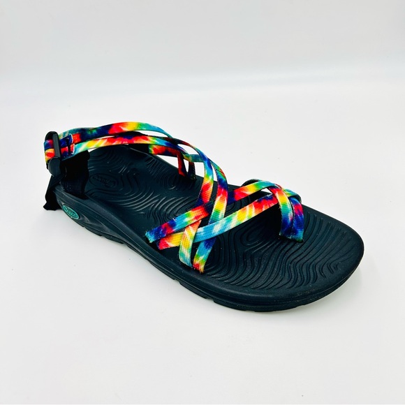 Chaco Z Volv X2 Tie-Dye Sandals Adjustable Straps Hiking Shoes women size 10 - Picture 1 of 11